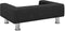 vidaXL - Hondenmand - 70x45x26,5 - cm - fluweel - zwart