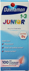Davitamon Junior 1+ - Vloeibare Vitamines - Framboos - 100 ml