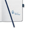 Sigel notitieboek Jolie - IMPRESS - A6 - hardcover - 174 pagina's - gelinieerd - 80 grams papier - Midnight Blue - SI-JN204