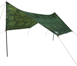 vidaXL - Kampeerluifel - waterdicht - 462x306x211 - cm - camouflage