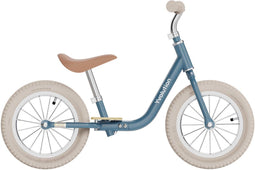 Yvolution Velo Classic 12" - Loopfiets - Vintage design met verstelbaar zadel en stuur - Blauw