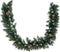 Dennenslinger/dennen guirlande - groen - 180 x 7 cm - besneeuwd - kerstversiering