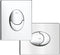 GROHE Skate Air - Bedieningspaneel Toilet - Dual Flush - Chroom - 156 x 197 mm