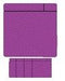 Smit Visual - Magneet scrum 75x75mm paars 5 stuks