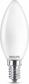 Philips LED - Kaarslamp E14 - Koelwit licht 4000K 25W - Mat glas