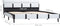 vidaXL - Bedframe - met - LED - kunstleer - wit - 120x200 - cm