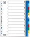 Elba tabbladen set 1-12 formaat A4 maxi (ideaal voor showtassen)