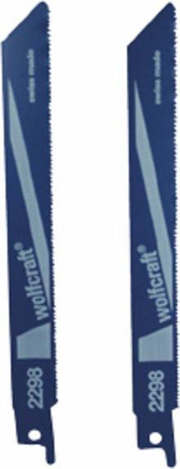 Wolfcraft 2298000 - Zaagblad HSS voor elektrische handzaag - Fijne snede voor staal en non-ferro metalen (1 stuk)