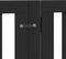 vidaXL - Hondenhek - inklapbaar - 6 - panelen - 300 - cm - populierenhout - zwart