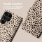 iMoshion Hoesje Geschikt voor Samsung Galaxy S24 Ultra Hoesje Met Pasjeshouder - iMoshion Design Bookcase smartphone - Meerkleurig / Black And White Dots