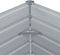 vidaXL - Plantenbak - verhoogd - 100x100x77 - cm - gegalvaniseerd - staal - groen