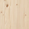 vidaXL - Bedframe - massief - hout - 75x190 - cm