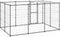 vidaXL - Hondenkennel - met - dak - 7,26 - m² - staal