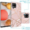 iMoshion Hoesje Geschikt voor Samsung Galaxy A42 Hoesje Siliconen - iMoshion Design hoesje - Roze / Meerkleurig / Goud / Pink Graphic