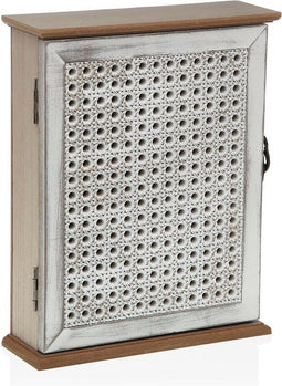 Sleutelkastje Versa Wit Hout MDF 7 x 27 x 21,5 cm