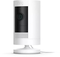 Ring Stick Up Cam Plug-in - Bewakingscamera - Full HD 1920x1080 - Wit