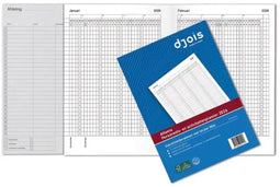 Jalema Atlanta Djois - Jaarplanner A4 - 27 namen - 2026