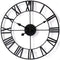 Goliving Wandklok - Industrieel - Stil mechanisme - Ø 60 cm - Zwart