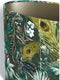 Light & Living Lampenkap ovaal Xenia Flora - Groen - 38x17.5x28cm - Oosters