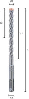 Alpen-Maykestag 0081501400100 - Hamerboor 14 mm - SDS-Plus 4 snijvlakken