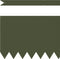 vidaXL - Grondafscheidingen - 20 - stuks - Olijfgroen - 100x0.5x30 - cm - Kunststof