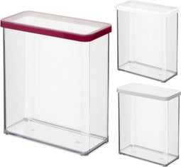 Rotho Premium Can LOFT 20x10x21 cm Transparant / Wit 3200 ml
