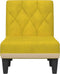 vidaXL - Chaise - longue - fluweel - geel