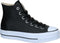 Converse Chuck Taylor All Star Lift Hi Sneakers Dames - Leren Sneaker - Zwart - Maat 36
