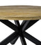 D - Livingfurn - Ronde Eetkamertafel - Mango Hout - 130 cm - Bruin