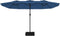 vidaXL - Parasol - dubbel - dak - 449x245 - cm - azuurblauw