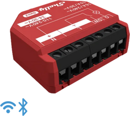 Shelly 1PM Gen3 - Schakel-meetactor - Bluetooth WiFi - Rood