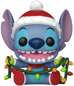 Lilo & Stitch Stitch with Lights (Holiday) vinylfiguur 1504 Funko Pop! meerkleurig