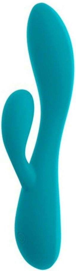 Dubbele Stimulatie Vibrator S Pleasures Turkoois (11,8 cm)