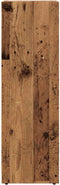vidaXL - Badkamerkast - 30x30x95 - cm - bewerkt - hout - oud - houtkleurig