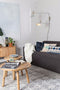 Zuiver Shady Dubbele Wandlamp Grijs