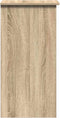 vidaXL - Bureau - met - schappen - 84x40x78 - cm - bewerkt - hout - sonoma - eikenkleur