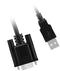 Icy Box IB-AC512 - HDMI naar VGA + USB - 23,5 cm - Zwart