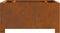 vidaXL - Vierkante - Vuurkorf - 60x60x30 - cm - Weerbestendig - Staal