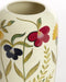 Light&living Vaas deco Ø21x30 cm FJURA crème+bloemen