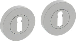 Intersteel Rozet met sleutelgat rond ø52x10 mm wit