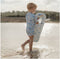 Little Dutch Luchtbed Ocean Dreams Blauw