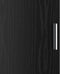 vidaXL - Zwart - Eiken - Sideboard - Zwart - Eiken - MDF - en - Houtfineer - Middelgroot
