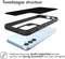 iMoshion Hoesje Geschikt voor Samsung Galaxy A34 (5G) Hoesje Shockproof - iMoshion Rugged Hybrid Carbon Case - Zwart