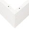 vidaXL - Plantenbak - 110x110x46 - cm - massief - grenenhout - wit