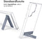 iMoshion Hoesje Geschikt voor Samsung Galaxy S23 Ultra Hoesje - iMoshion Stand Backcover - Transparant