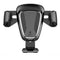 Baseus - Universele venthouder - Voor toestellen 63-88 mm - Zwart