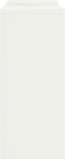 vidaXL - Set - van - 2 - witte - plantenstandaards - voor - buiten, - 24x24x55 - cm, - Staal