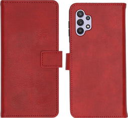 iMoshion Hoesje Geschikt voor Samsung Galaxy A32 (5G) Hoesje Met Pasjeshouder - iMoshion Luxe Bookcase - Rood