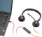 Poly Blackwire 3320 HS - Headset - Stijlvol design en geluidskwaliteit - Zwart