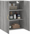 vidaXL - Wandkast - 69,5x34x90 - cm - grijs - sonoma - eikenkleurig
